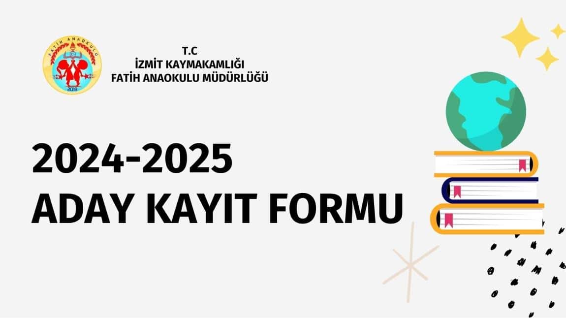 2024-2025 ADAY KAYIT FORMU